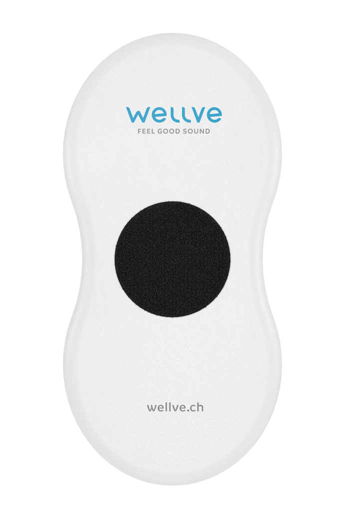 wellve - mobiles Gerät zum Entspannen mit Musik auf Basis der Vibroakustik